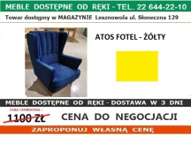 ATOS FOTEL KOLOR ŻÓŁTY 